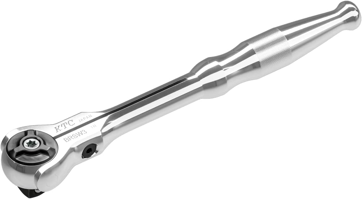 

Kyoto Tool Swivel Ratchet Handle Silver (KTC) 9.5 sq. BRSW3,