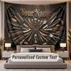Salon de bărbierit (180) Temă Tapiserie Personalizată Nume Personalizat Text Tapiserie de Agățat pe Perete Decorațiune Fundal Casă