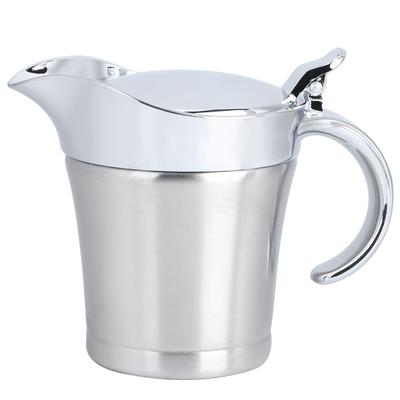 304 Stainless Steel Double Layer Insulation Flavor Sauce Pot Gravy Boat Serving Jug Kitchen