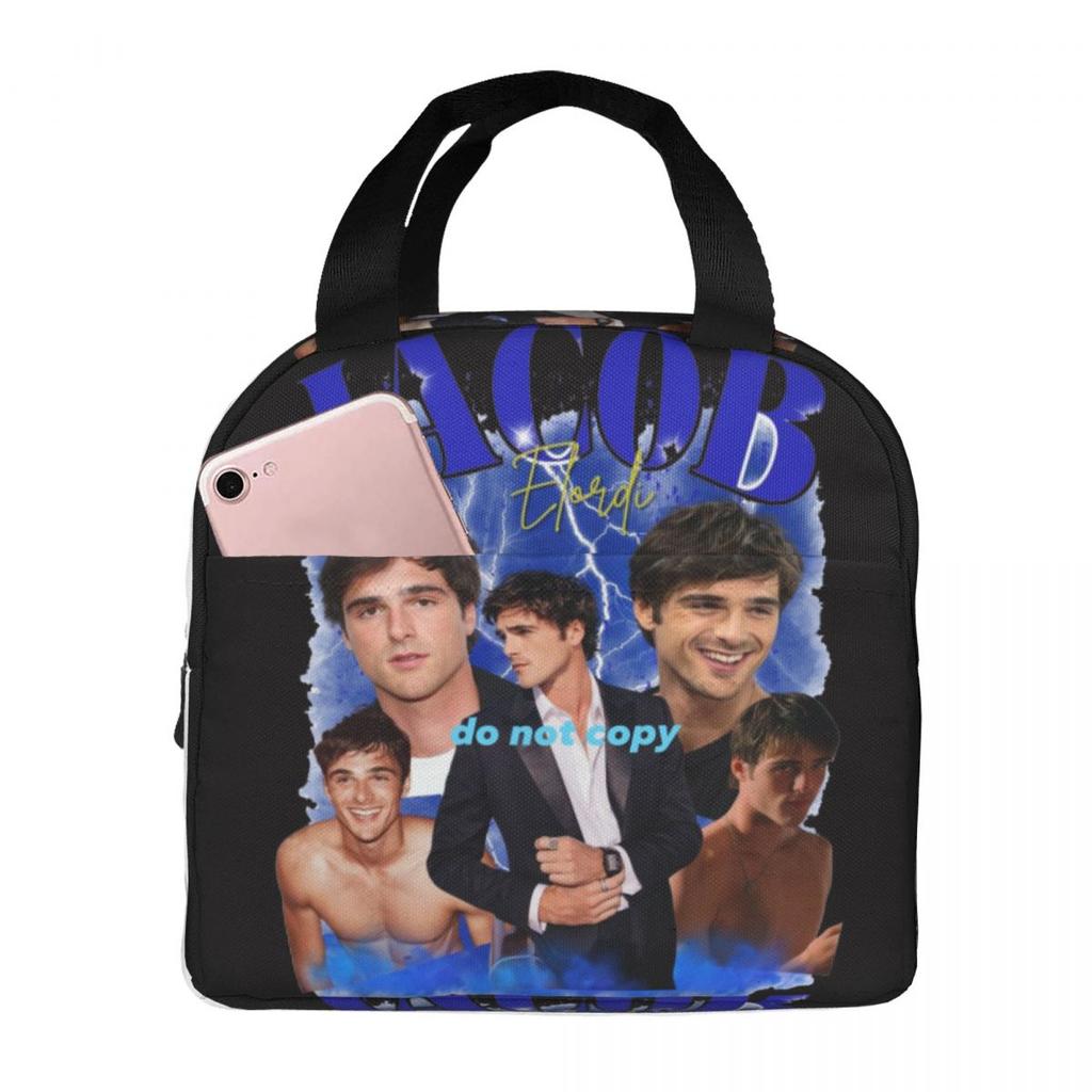 Jacob Elordi Australian Actor Insulated Lunch Bag for Kids School Cooler Thermal Food Box Tote Portable Lunch Boxes Container