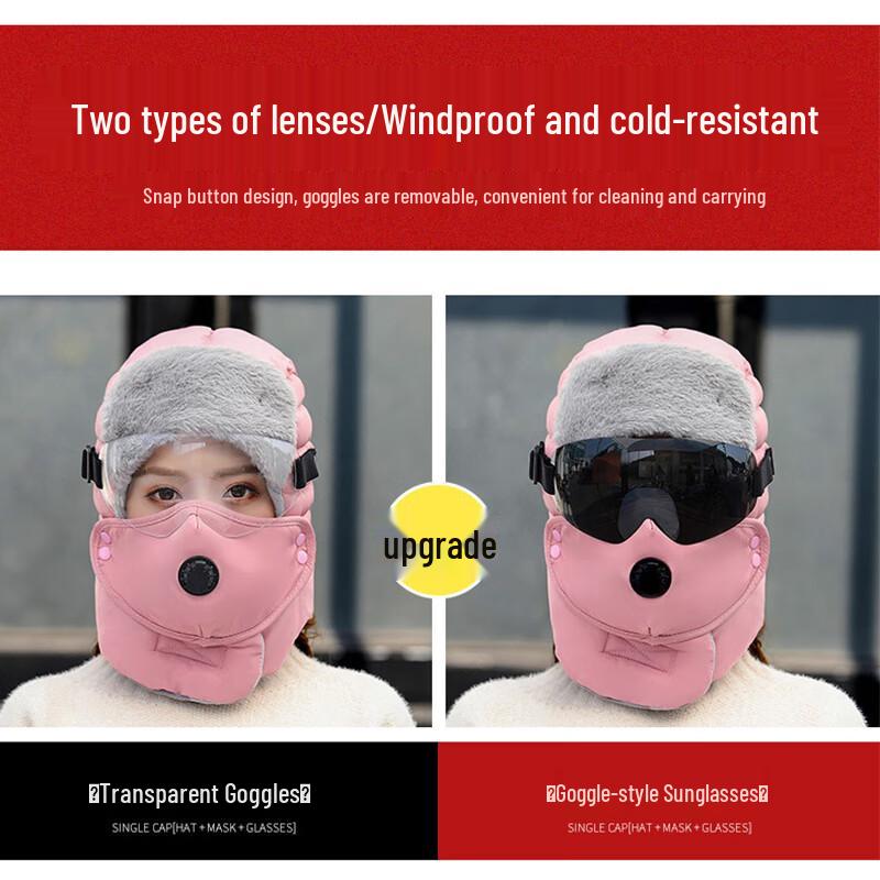 Winter Trapper Hat with Goggles