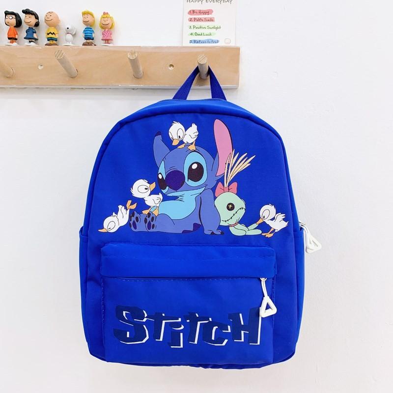 Trendy Cartoon Patterned Stitching Backpack For Boys And Girls Age 3 To 6 Years
