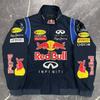 Vintage F1 Racing Embroidered Jacket Cotton Padded Motorcycle Riding Baseball Coat Unisex