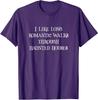 I Like Long Romantic Walks Through Haunted Houses Scary Halloween Date T-Shirt