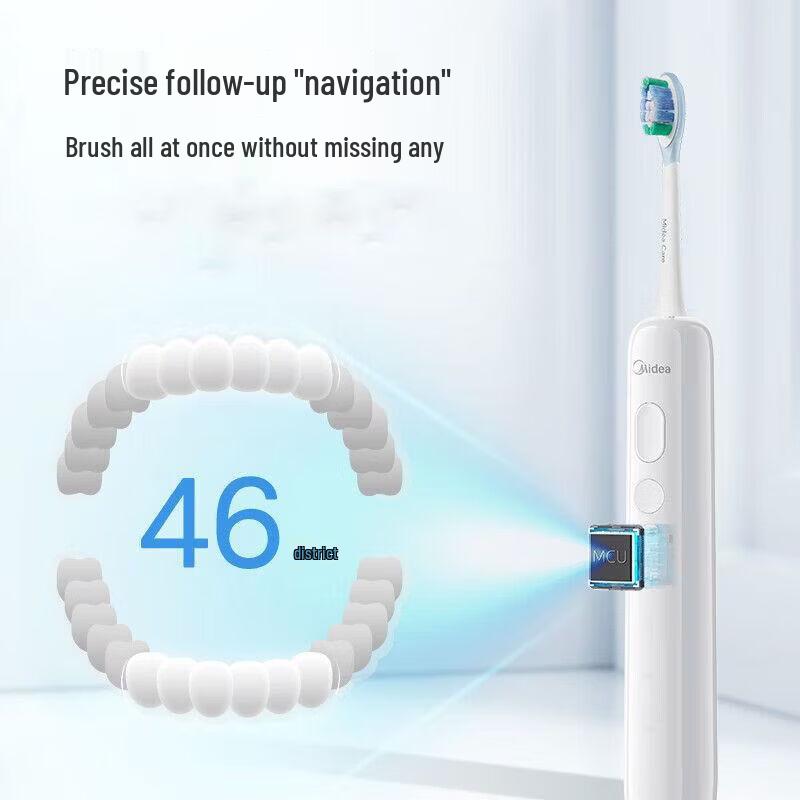 Midea YM502 Smart Sonic Electric Toothbrush CN Plug (adapter Included)
