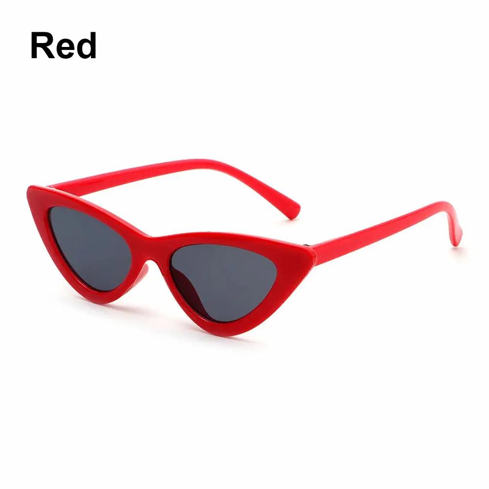 Vintage Neue Cat Eye Kinder Sonnenbrille Jungen Mädchen Kleine Dreieck Rahmen Geschenk Sonnenbrille Kinder Baby Oculos De Sol Infantil UV400