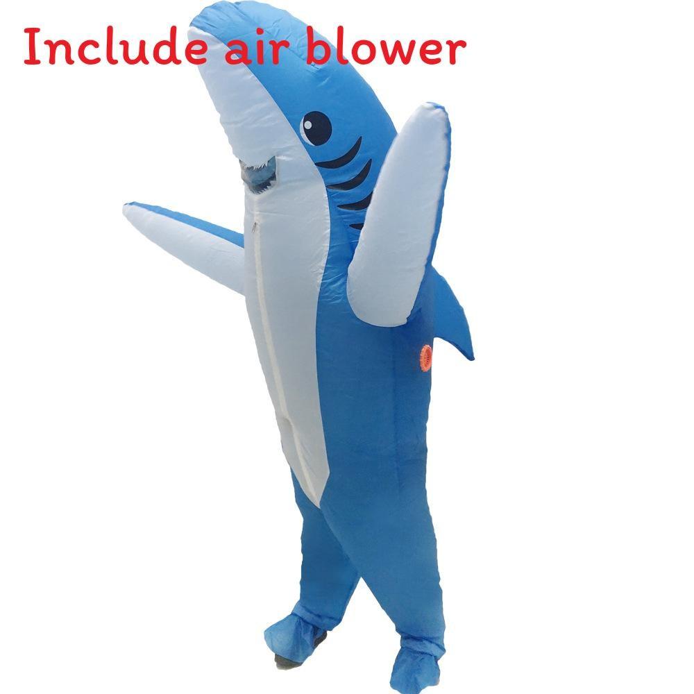 Flamingo Clown Shark Pig Koala Animal Inflatable Suit Cosplay Halloween Party
