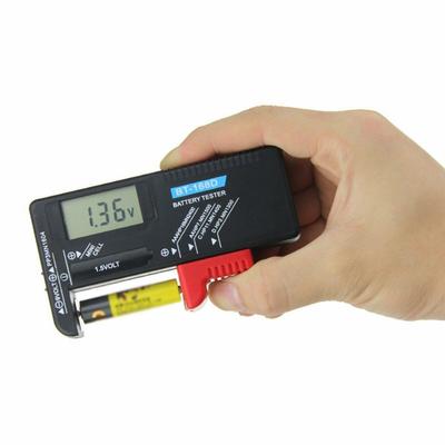 BT-168D Digital Battery Tester Volt Checker for AA AAA C D 1.5V 9V Mini Cell Batteries