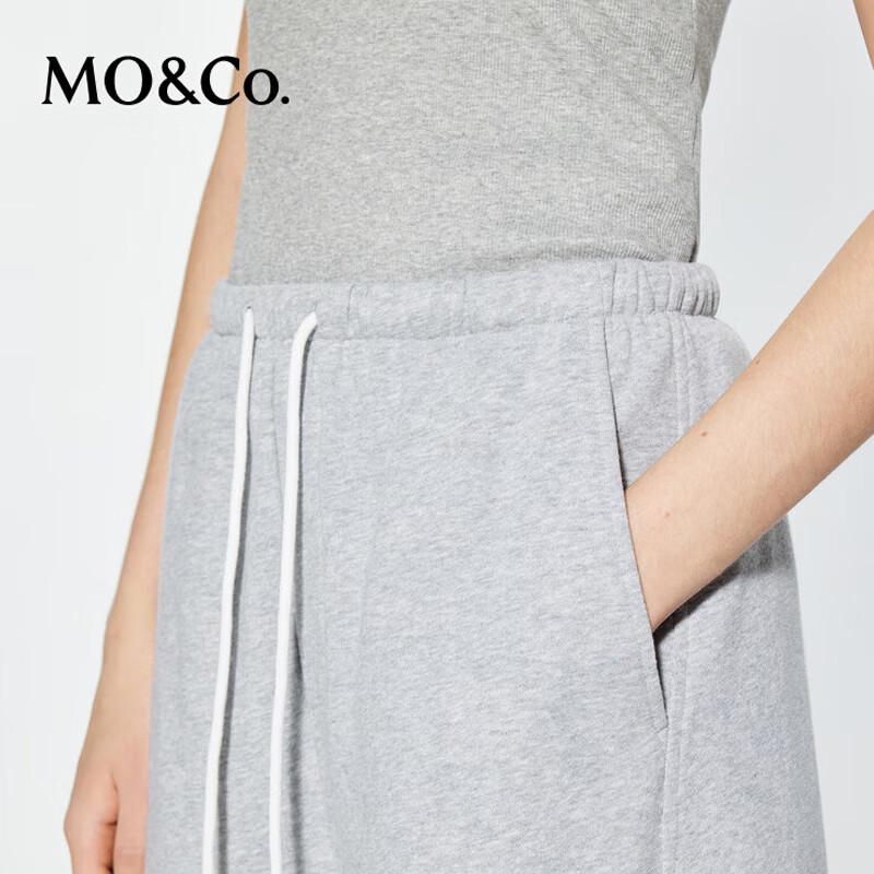 MO&Co. Women's Drawstring High-Waist Straight-Leg Casual Pants
