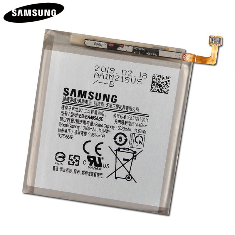 Original Replacement Battery EB-BA405ABE EB-BA405ABU For Samsung GALAXY A40 2019 A405F SM-A405FM/DS A405FN/DS SM-A405F SM-A405FN 3100mah