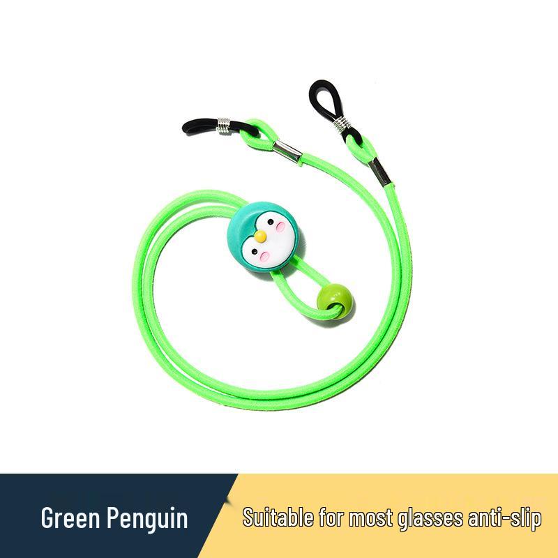 Kids' Anti-Slip Eyewear Lanyard with Sports Ear Hooks & Retractable Strap