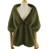 Imitation Fur Shawl Lapel Bride Cheongsam European and American Autumn and Winter Imitation Fox Fur Cape Shawl Female Spot