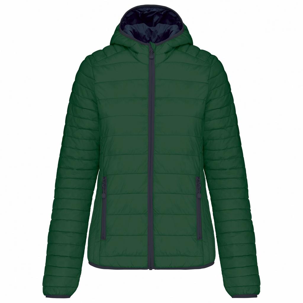Kariban Womens/Ladies Lightweight Hooded Padded Jacket