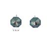 Sparkly Diamond Cochlea Stud Earring – Stainless Steel Needle, Trendy and Stylish for Women