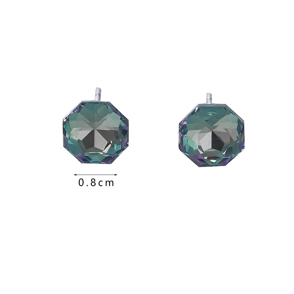 Sparkly Diamond Cochlea Stud Earring – Stainless Steel Needle, Trendy and Stylish for Women