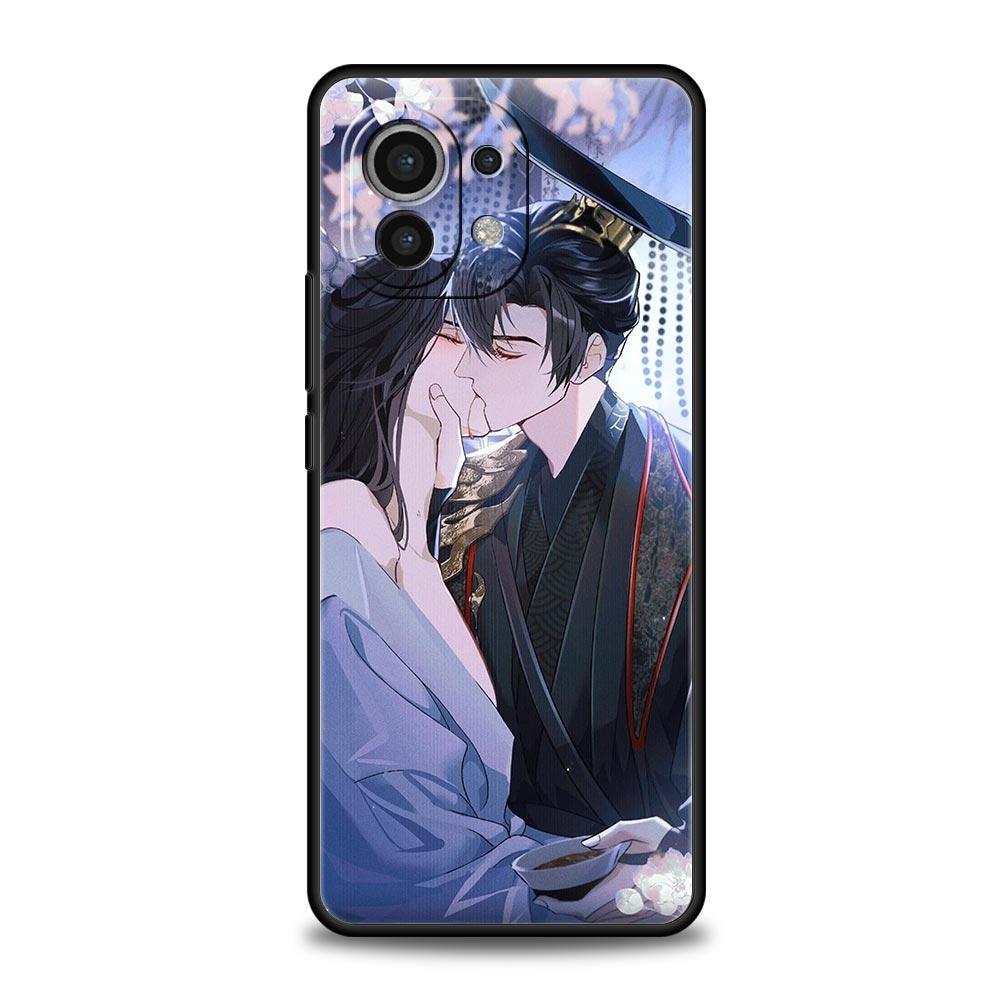 

Чехол для телефона Xiaomi 14 13T 12T Pro 12 13 11 Mi Note 10 Lite 10T 5G 11X Pro 11T 11i 9T с рисунком «Манга Эрха и его Белый Кот-Хозяин» Xiaomi 13 Pro
