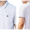 FILA Modern Heritage Fashion Comfortable Versatile Breathable Logo Embroidered Short Sleeve Polo Shirt Men tops White F51M523102F-WT