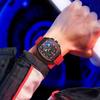 OLEVS Analog Quartz Sports Watch with Silica Gel Large Silicone Chronograph Men's Strap, Waterproof, Dial, Strap, Men's