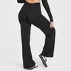 High-Waisted Wide Leg Yoga Pants Women Breathable Stretchy Workout Trousers 9/10 Length Slimming Fit