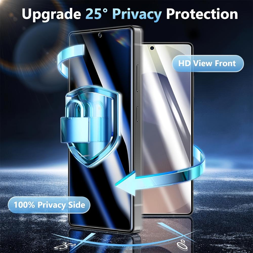 3 Stück staubfreie Installation Anti-Spy HD Gehärtetes Glas Displayschutz für Samsung Z Fold 8 7 6 5 Oleophobe Beschichtung Vollabdeckung