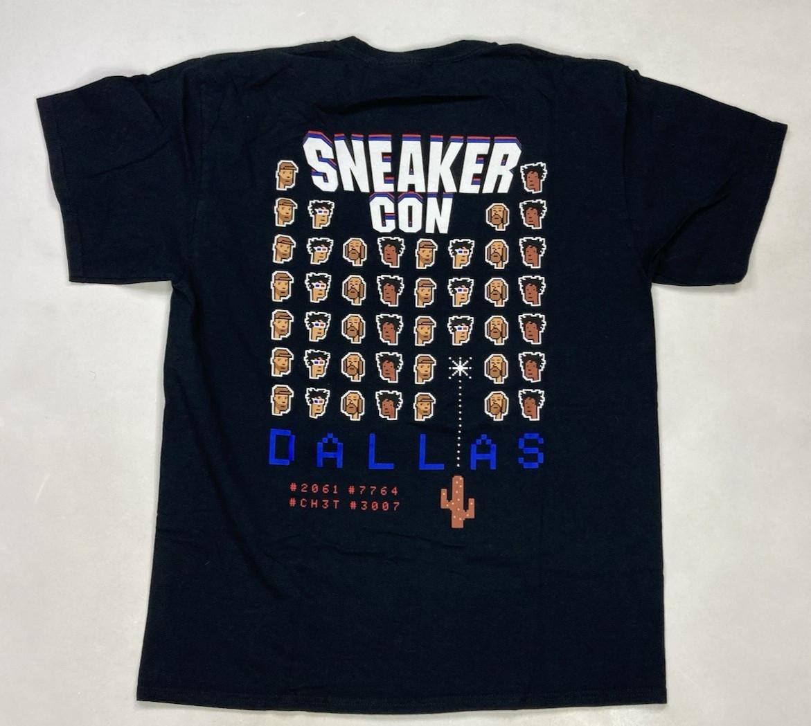 Sneaker Con Dallas Graphic T-shirt Men Large Black Short Sleeve XXL