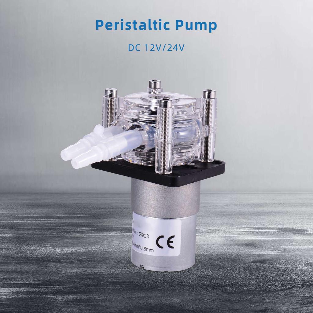 GROTHEN DC 12V Peristaltic Pump with Silicone Tubing High  Water Liquid Pump Dosing Vacuum Pump Self Priming Anti