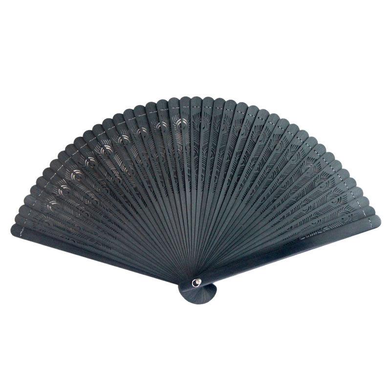 Chinese Bamboo Peacock Folding Fan: Intangible Cultural Heritage Gift Standard Model