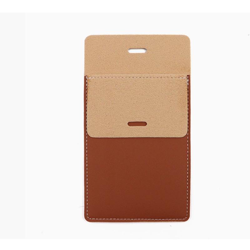 

Leather Large Capacity Pencil Case: Nurse/Doctor Pocket Pen Holder & Front Chest Sleeve 16.5*9cm коричневый