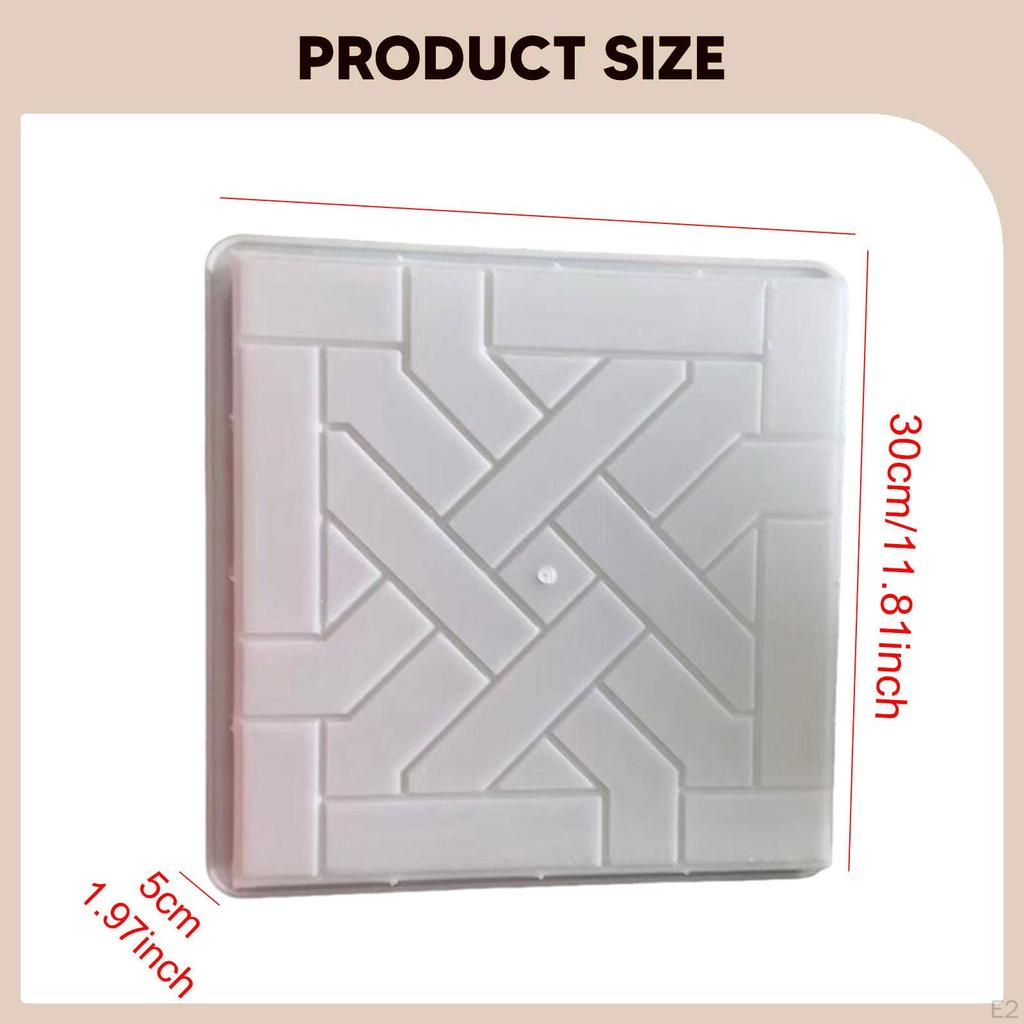 Ziegel Beton Modell DIY Hersteller Robust Praktisch Einfach zu Bedienen Trittstein Pflasterstein für Wand