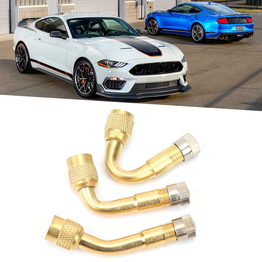 Brass Tire Valve Extender 90 degrees  135 degrees  45 degrees  Valve Stem Extension Adapter for Car Motorcycle Bike