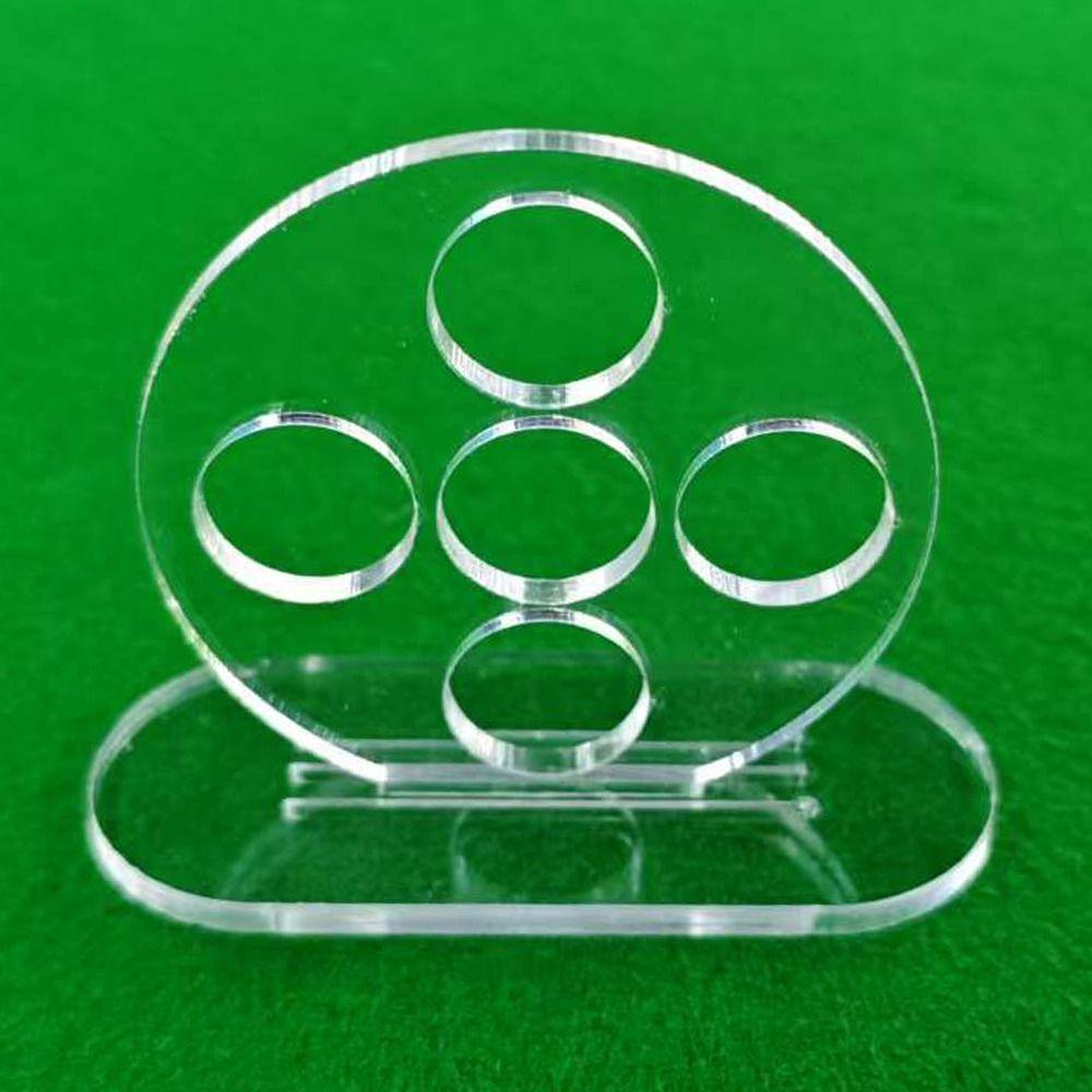 Anti Slip Billiard Stroke Exerciser Clear 5 Holes OR 1 Holes Billiards Accessories