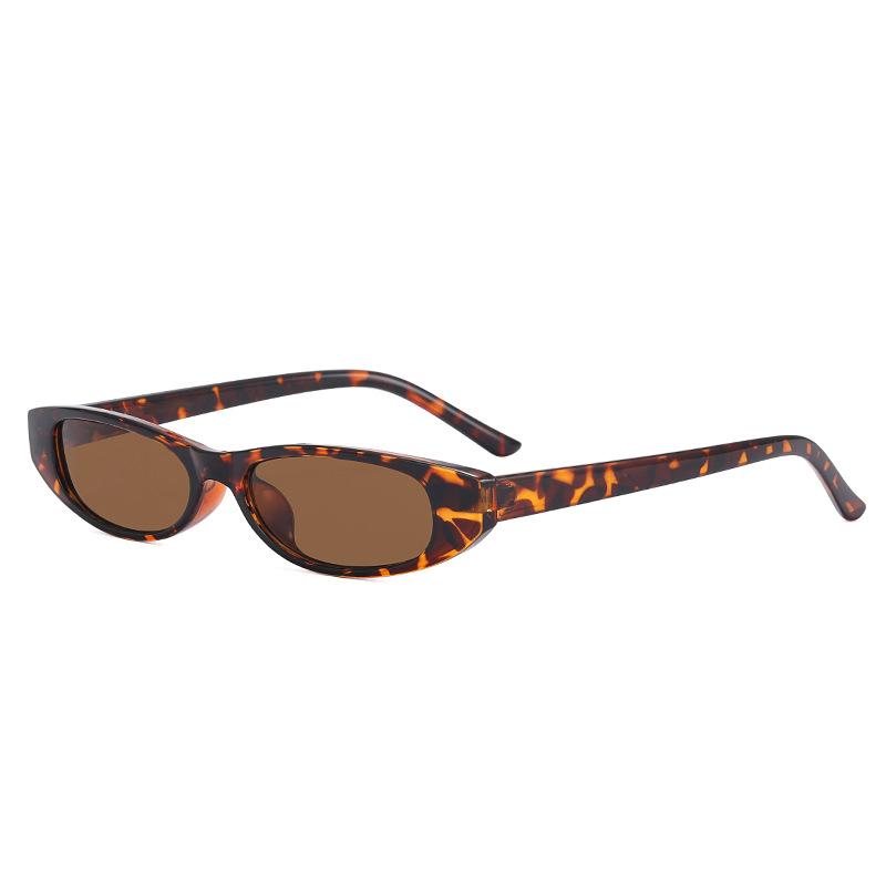 Cute Cat Eye Small Frame Sunglasses Women New Fashion Sexy Leopard Sun Glasses Ladies Retro Trendy Decorative Shades Eyeglass