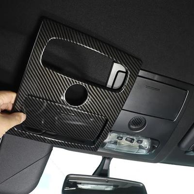 ABS Car Styling For Ford Ranger 2015- Front Row Reading Light Panel Cover Trim Frame Sticker Auto Interior Accessories
