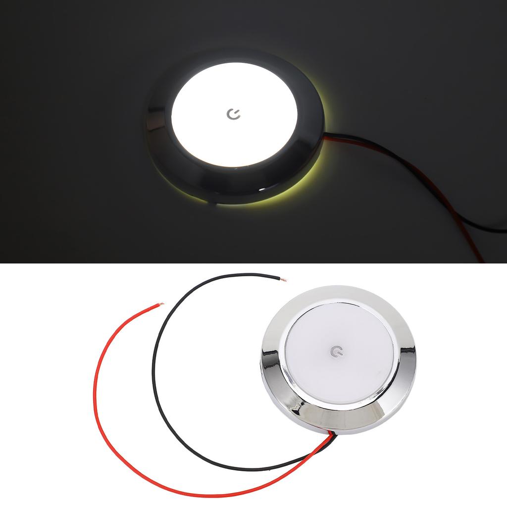 2.8 Inch RV Dome Light DC 12V LED Interior Ceiling Lights with On Off Touch Switch for RV Yachts