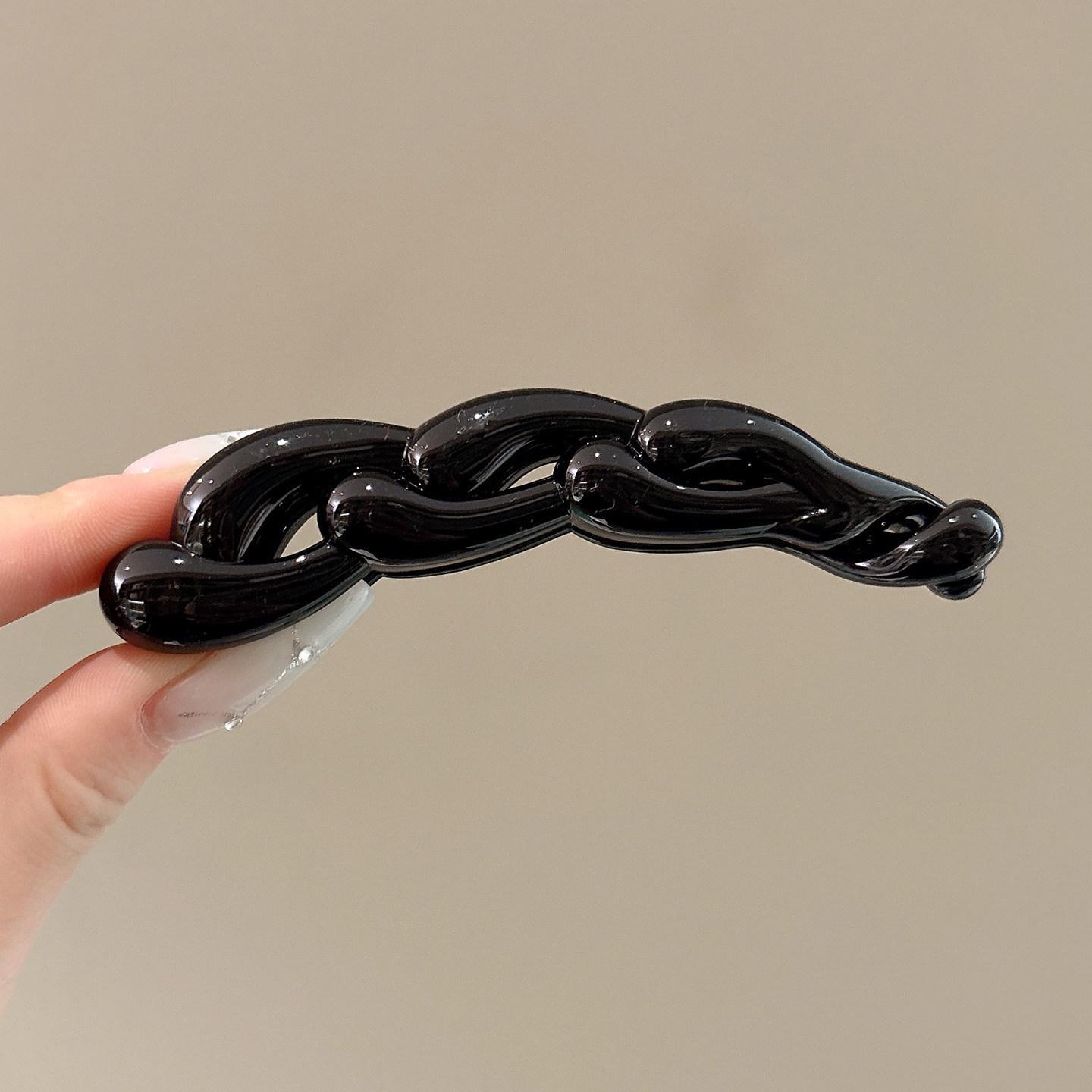 

Elegant High Ponytail Banana Clip for Women - Secure Grip for Thick Hair