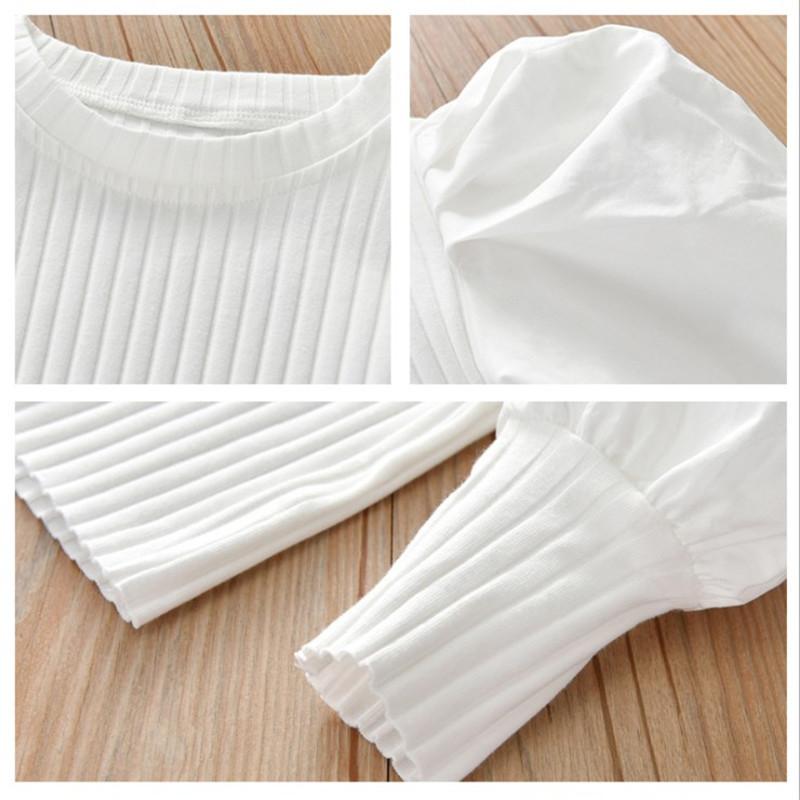 Spring Autumn  Baby Girls Long Sleeve Shirt Princess Shirt for T-Shirt Casual Clothes Kid Girl Short Sleeve Tops Pullover