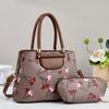Trendy Fashionable Print Women's Bags Versatile Casual Tote Bags Essential 2Piece Set Handbags for Large-capacity Commuting Bags