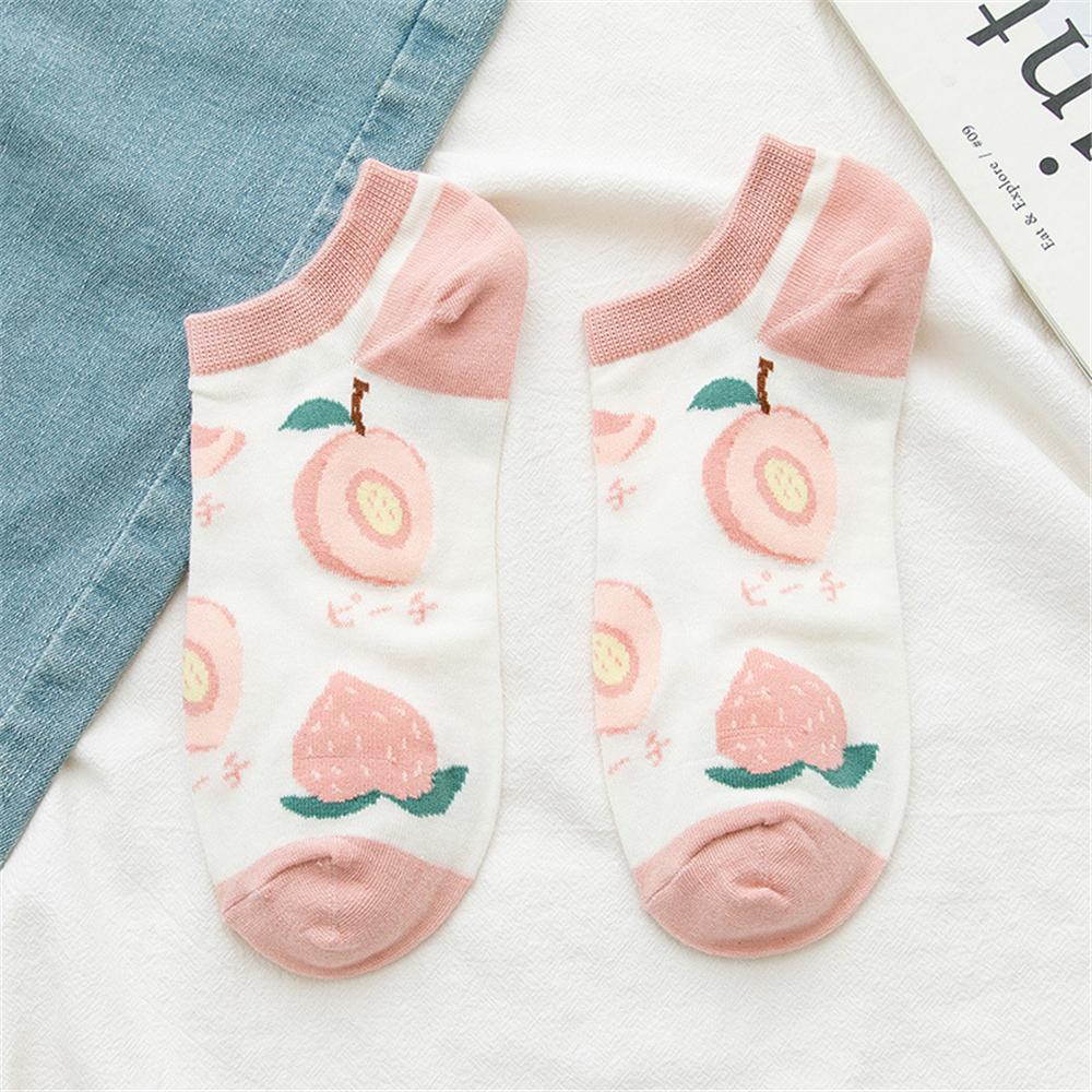 Mädchen Mode Sommer Lustig Niedlich Cartoon Glückliche Frucht Socken Avocado Erdbeere Wassermelone Banane Zitrone Pfirsich Socken