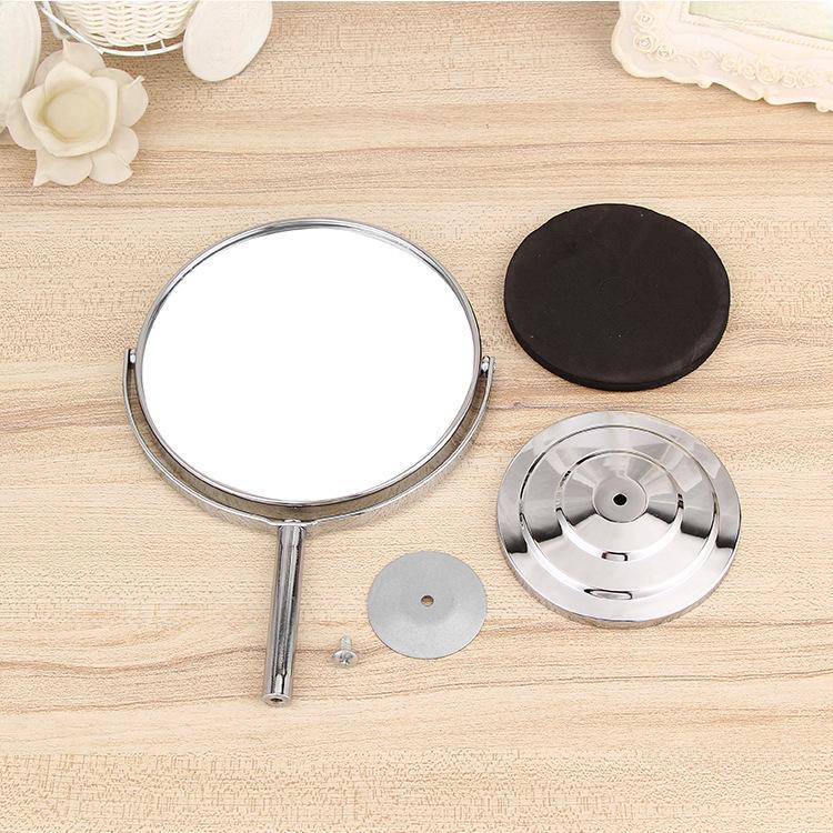 European Style Stainless Steel Dual-Sided High-Definition Makeup Mirror