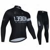 Autumn Breathable Cycling Suit Mens Long Sleeve Usa Racing MTB Spring Long Cycling Jersey Set Bike Cycling Bicycle Clothing Uniform Ropa Ciclismo