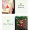 4pcs With Window Christmas Gift Boxes Gingerbread Theme Treat Boxes Bakery Boxes  Xmas Party