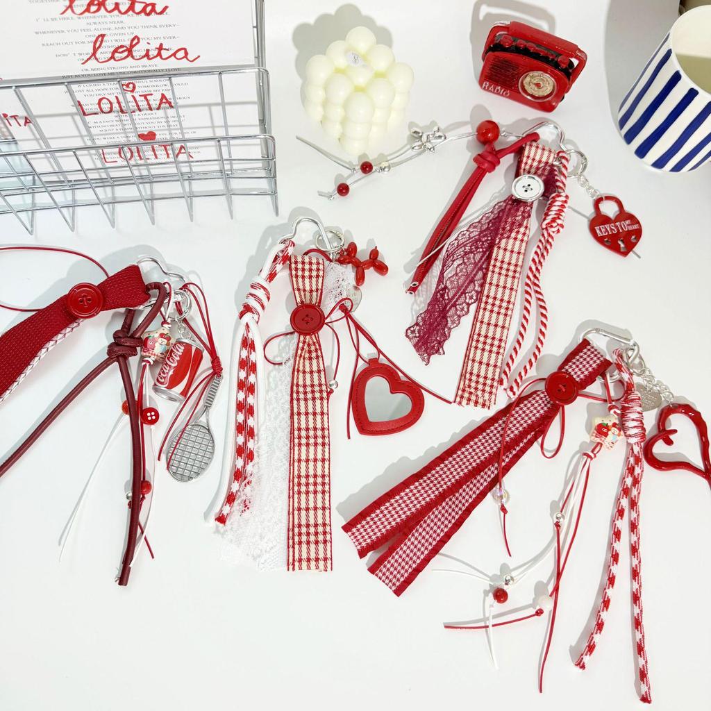 Miu Series Trendy Toy Cloth Doll Blind Box Pendant (Red)