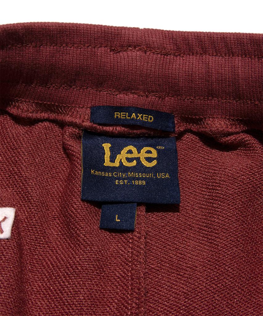 LEE Felt Twitch Logo Sweatpants Red