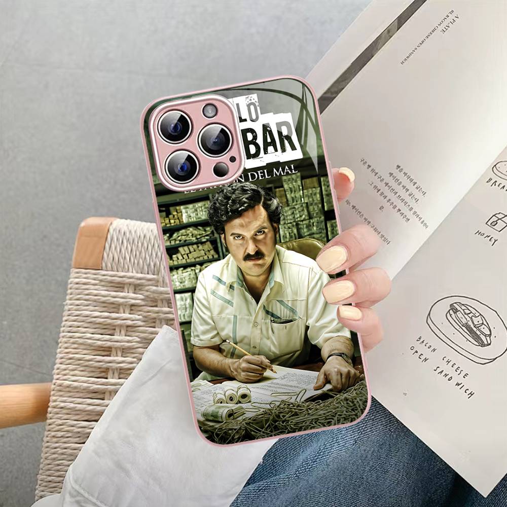 Narcos TV-Serie Pablo Escobar Für IPhone 14 13 12 Mini 11 Pro XS Max X XR 14 Plus Gehärtetes Glas Cover