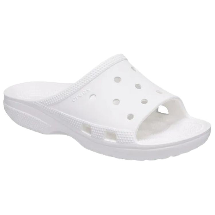 Crocs Classic Comfortable Slip-On Fashion EVA Anti-Rub Slide Sandals Men Footwear White 212029-100