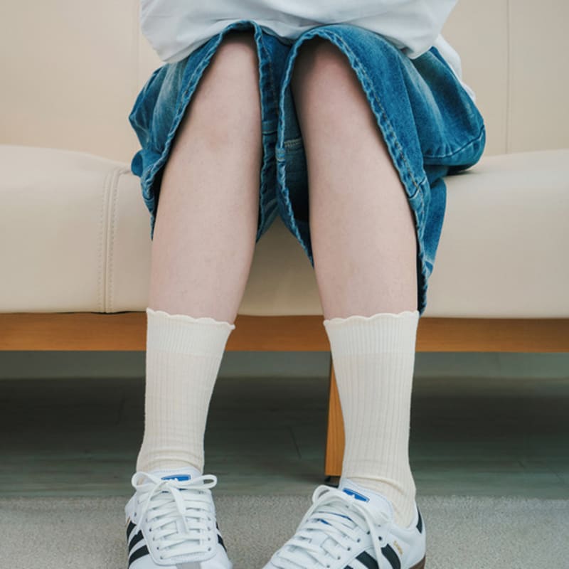 meminn flow silky lip socks 4colors