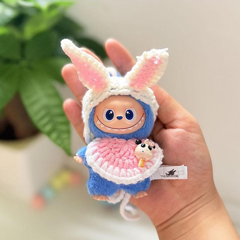 10Cm Mini 4.0 Oblečenie Vianočný Elf Plášť Plášť Rabub 4. Generácia Detské Oblečenie Prívesok