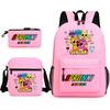 Boys Backpack Rhythm Box Treasure Children's School Bag Anime Satchel Pencil Bag Oxford Cloth Elementary School Student D