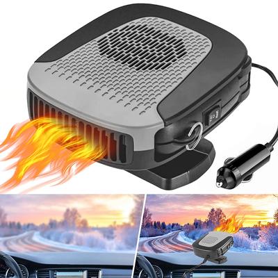2023 Portable Car Heater 12V 150W Car Windshield Defogger Fast Heating & Cooling Fan 2 In 1 Modes Car Heater