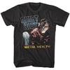 Quiet Riot Metal Health Album Graphic T-Shirt Vintage Band Tee with Metallic Logo Mask Design Unisex Casual Shirt for Men